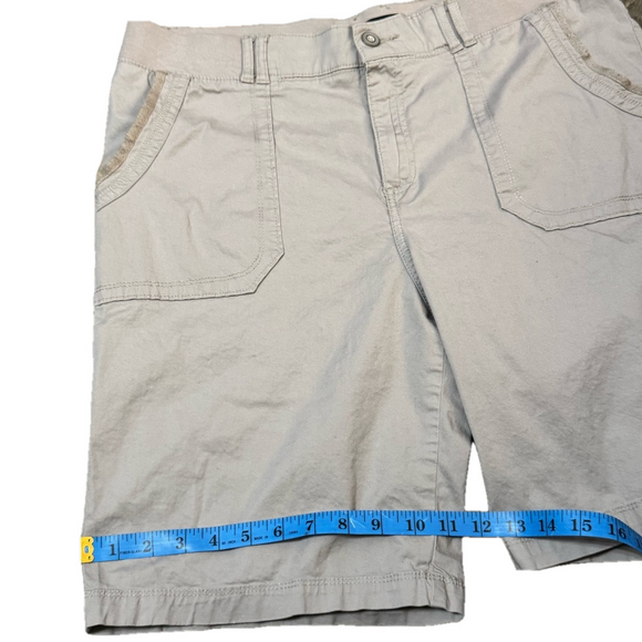 Lee Platinum Label EST 1889 Tan Shorts Women Size 16 Medium - Picture 11 of 13